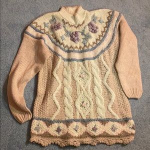 Beldoch Popper Handknit Vintage Sweater